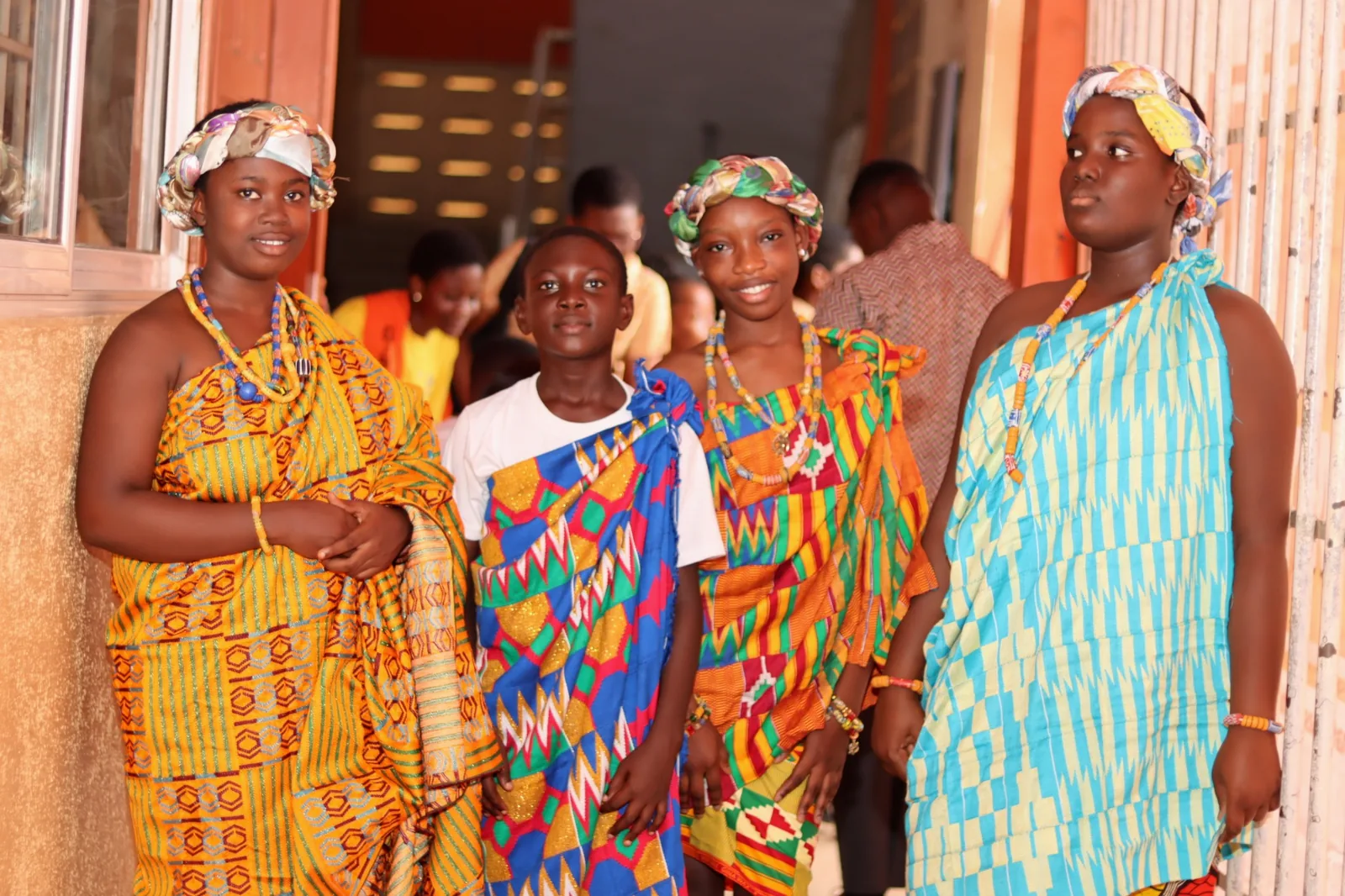 Able Academy pupils celebrating cultural day